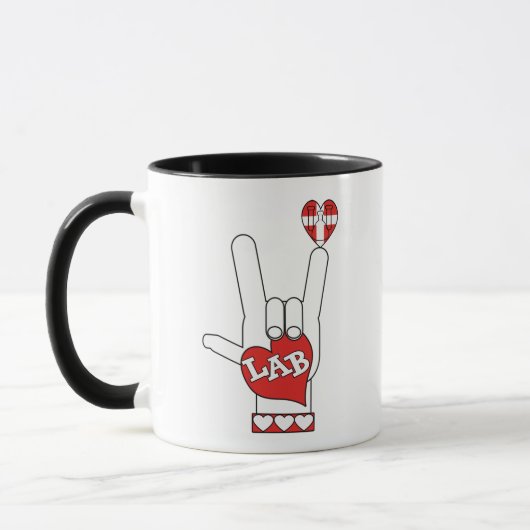 Mug ASL I Love You Sign LAB (LABORATOIRE) (Gauche)