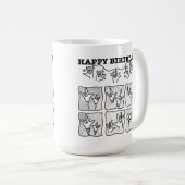 Mug ASL ILY Obsession - Happy Birthday!  (Devant droit)