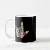 Mug ASL Love Langue des Signes Prise en charge de la S (Gauche)