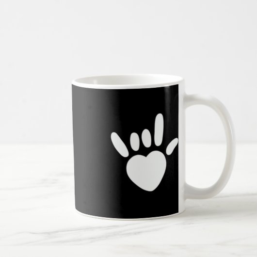 Mug ASL Love Sign American Sign Language Deaf Awards (Droite)