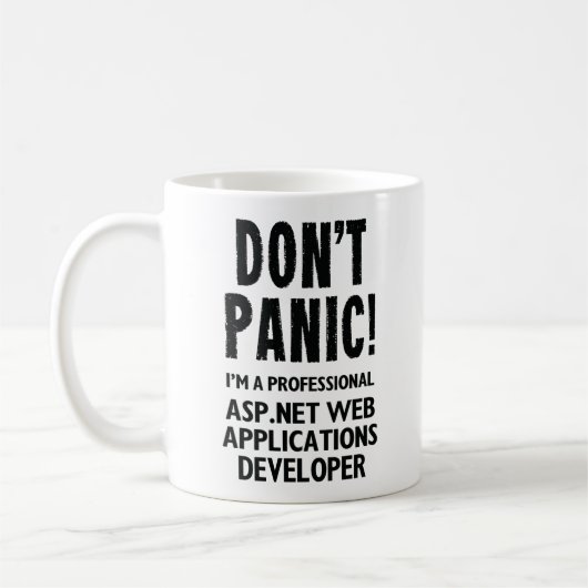 Mug ASP.NET Développeur d'applications Web (Gauche)