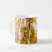 Mug Aspen Groove Feuilles de automne jaunes (Devant gauche)
