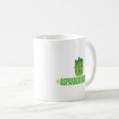 Mug Asperge drôle (Devant droit)
