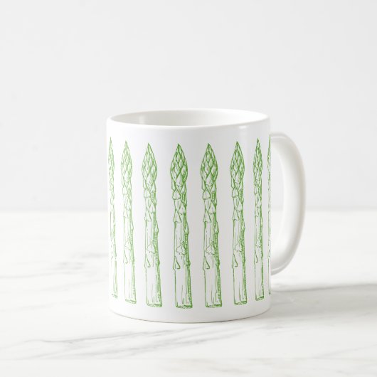 Mug Asperges vertes (Devant droit)