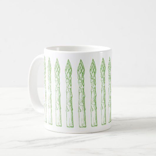 Mug Asperges vertes (Devant gauche)