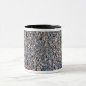 Mug Asphalte et texture de galets (Centre)