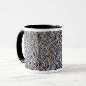Mug Asphalte et texture de galets (Devant gauche)