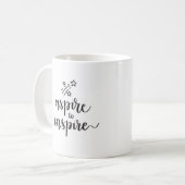 Mug Aspire à inspirer (Devant gauche)