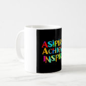 Mug Aspire Atteindre Inspirer (Devant gauche)