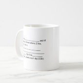 Mug assagissez et des amies (Devant gauche)