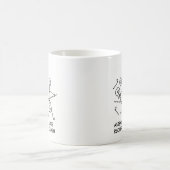 Mug Assemblée drôle de guitare de Stickman (Centre)