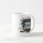 Mug Assermenté pour défendre (défenseur d'hockey) (Devant droit)