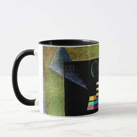 Mug Asserting, abstract painting by Kandinsky, (Gauche)