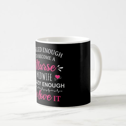 Mug Assez compétent pour devenir une sage-femme infirm (Devant droit)