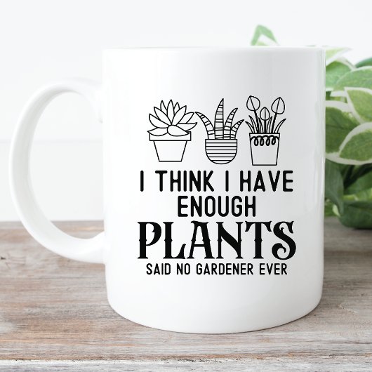 Mug Assez drôle de Plantes