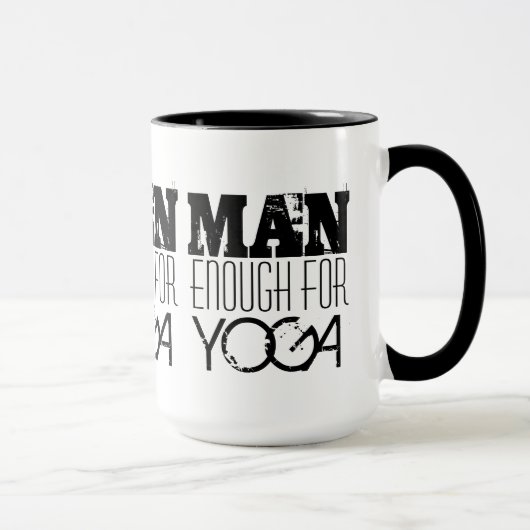Mug ASSEZ HOMME POUR le Yoga-Texte (Droite)