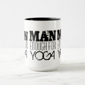 Mug ASSEZ HOMME POUR le Yoga-Texte (Centre)