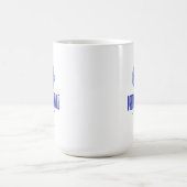 Mug Assez Instable : Tee Déclaration Florale Bleue (Centre)