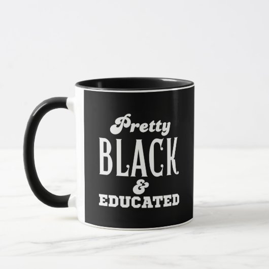 Mug Assez noire et éduquée (Gauche)