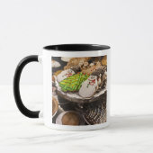 Mug Assiette de biscuits de Noël frais (Gauche)