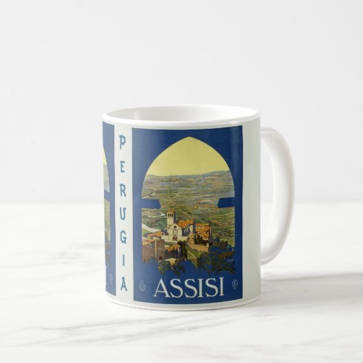 Mug Assisi Pérouse Italie (Devant droit)