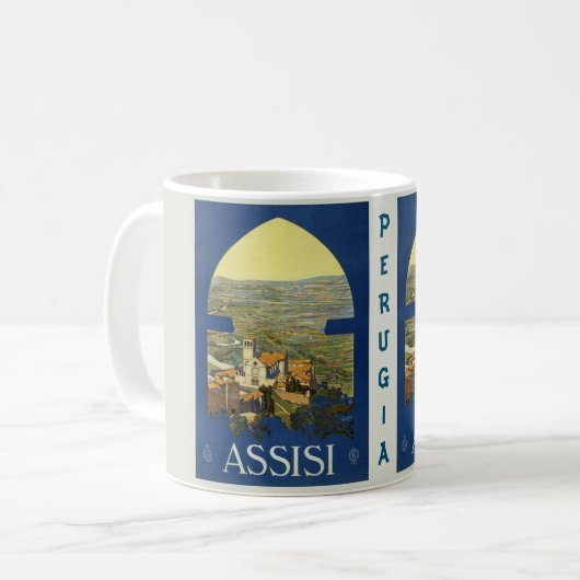 Mug Assisi Pérouse Italie (Devant gauche)
