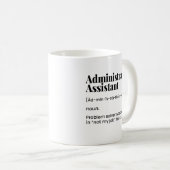 Mug Assistant administratif, administrateur de bureau (Devant droit)