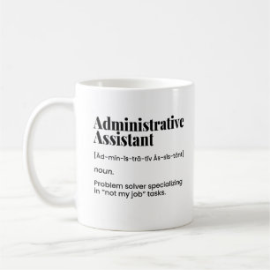 Mug Assistant administratif, administrateur de bureau