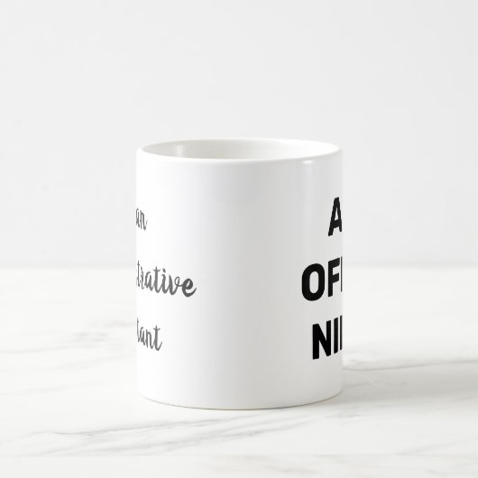 Mug Assistant administratif AKA Office Ninja Funny (Centre)