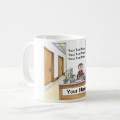 Mug Assistant administratif, Femme (Devant gauche)