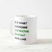 Mug assistant administratif, génial (Devant gauche)