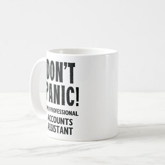 Mug Assistant aux comptes (Devant gauche)