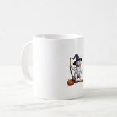 Mug Assistant Chat Sorcière Halloween Amoureux de les (Devant gauche)
