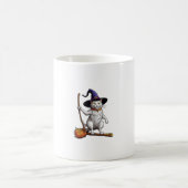 Mug Assistant Chat Sorcière Halloween Amoureux de les (Centre)