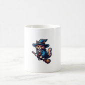 Mug Assistant Chat Sorcière Halloween Amoureux de les (Centre)