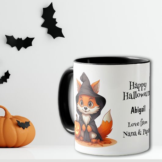 Mug Assistant Cute Fox Casquette Enfants Halloween