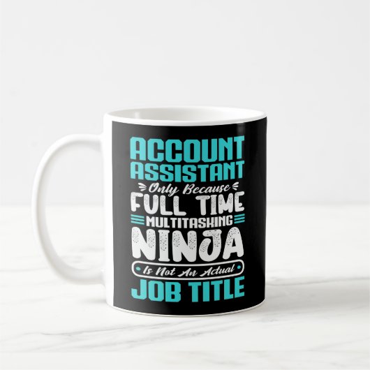 Mug Assistant de compte Titre du poste Compétences pro (Gauche)