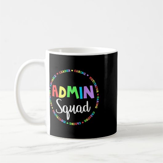 Mug Assistant de l'école de squad Administrateur princ (Gauche)