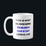 Mug assistant de recherche, génial<br><div class="desc">assistant de recherche</div>