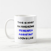 Mug assistant de recherche, génial (Gauche)