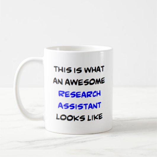 Mug assistant de recherche, génial (Gauche)