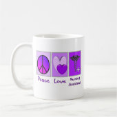 Mug Assistant de soins d'amour de paix (Gauche)