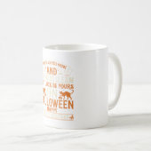 Mug Assistant d'enseignant Halloween chats noirs et ci (Devant droit)