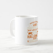 Mug Assistant d'enseignant Halloween chats noirs et ci (Devant gauche)