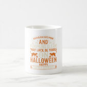 Mug Assistant d'enseignant Halloween chats noirs et ci (Centre)