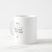 Mug Assistant d'enseignement exceptionnel Nom personna (Devant gauche)