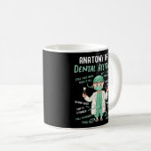 Mug Assistant Dentaire Anatomie Dentaire D'Un Dentaire (Devant droit)