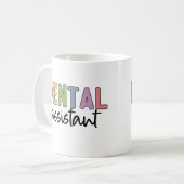 Mug Assistant dentaire | Cadeaux pour dentiste adjoint (Devant gauche)