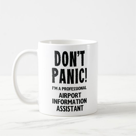 Mug Assistant d'information aéroportuaire (Gauche)