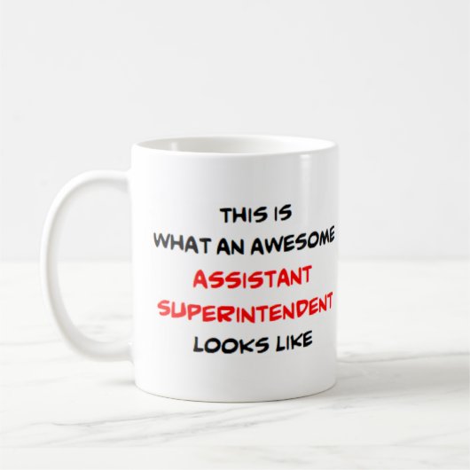 Mug assistant du surintendant, génial (Gauche)